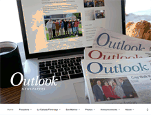 Tablet Screenshot of outlooknewspapers.com